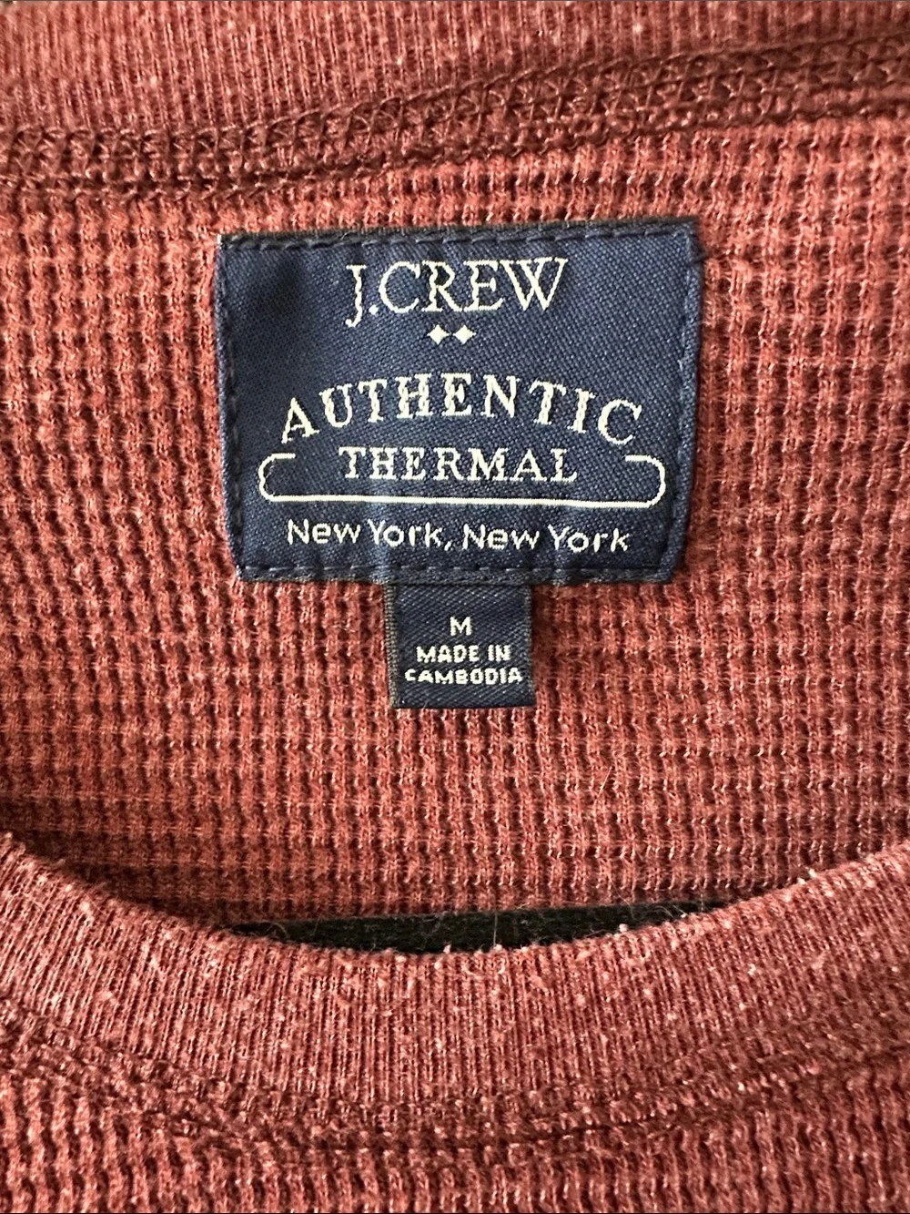 J. Crew crew authentic